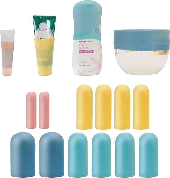 Silicone Bottle Covers – Leak Proof Travel Essentials for Toiletries