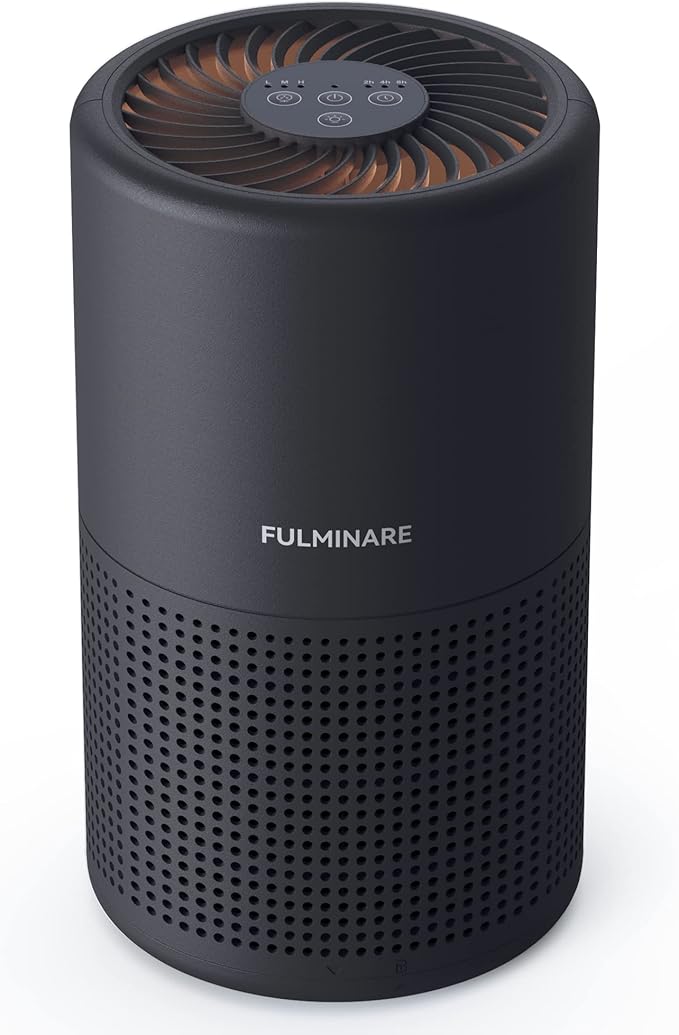 Air Purifier for Bedroom – H13 True HEPA Filter Quiet Air Cleaner with Night Light, Portable Air Purifier for Home, Office & Living Room