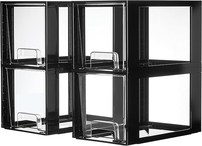 Stackable Storage Drawers – Clear Acrylic Organizer for Kitchen, Bathroom & Closet