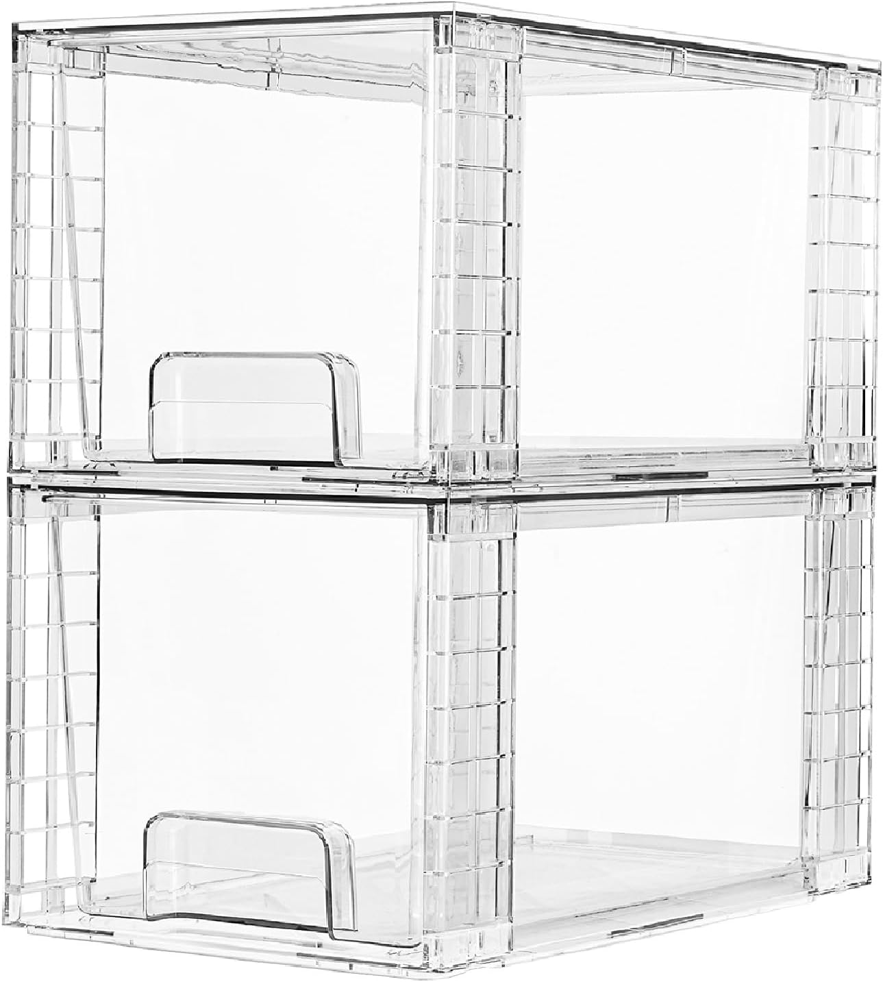 Stackable Storage Drawers – Clear Acrylic Organizer for Kitchen, Bathroom & Closet