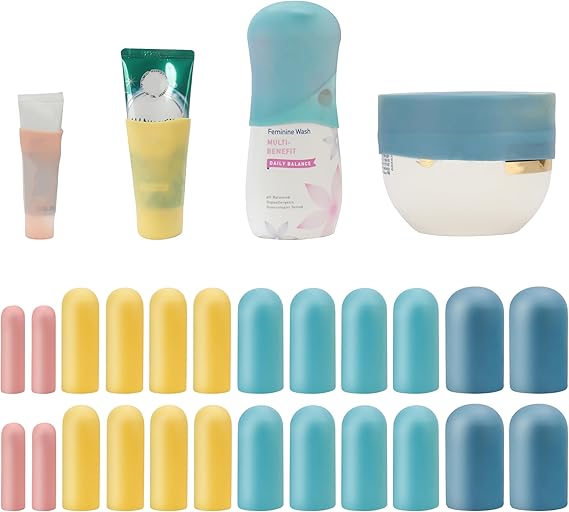 Silicone Bottle Covers – Leak Proof Travel Essentials for Toiletries