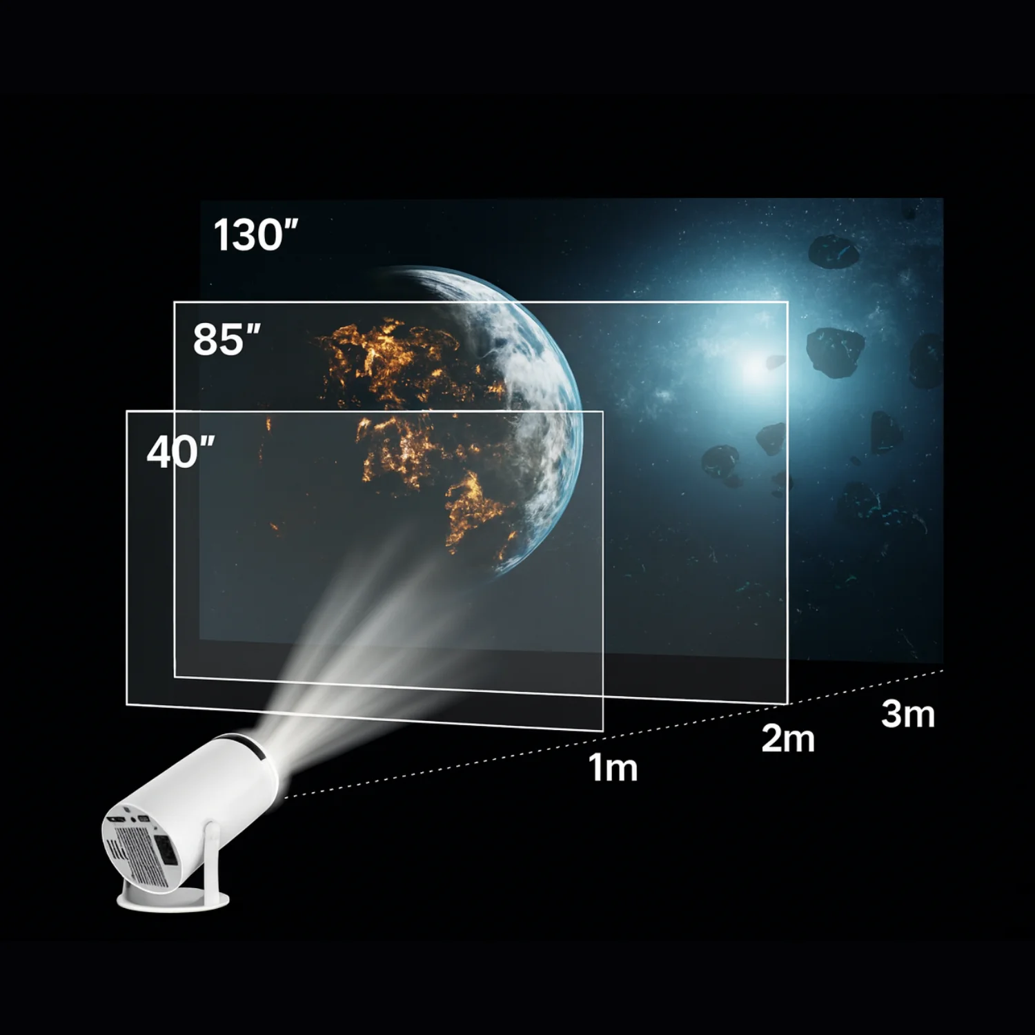 4K HD Smart Projector with Smart Streaming | Flash Sale