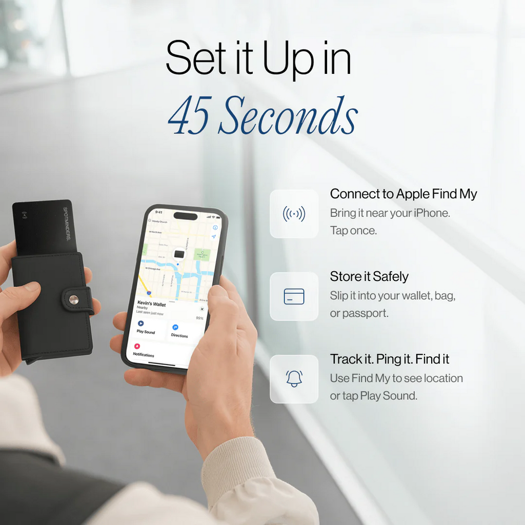 Wallet Tracking Card – Slim Bluetooth Locator