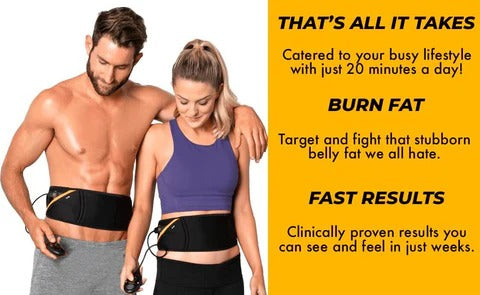 TechHome Ab Belt – Tone, Burn & Strengthen Your Core