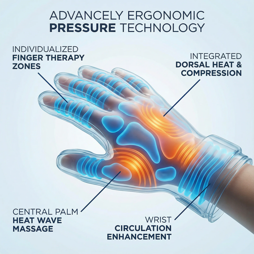 Smart Hand Massager for Arthritis, Carpal Tunnel & Joint Pain Relief