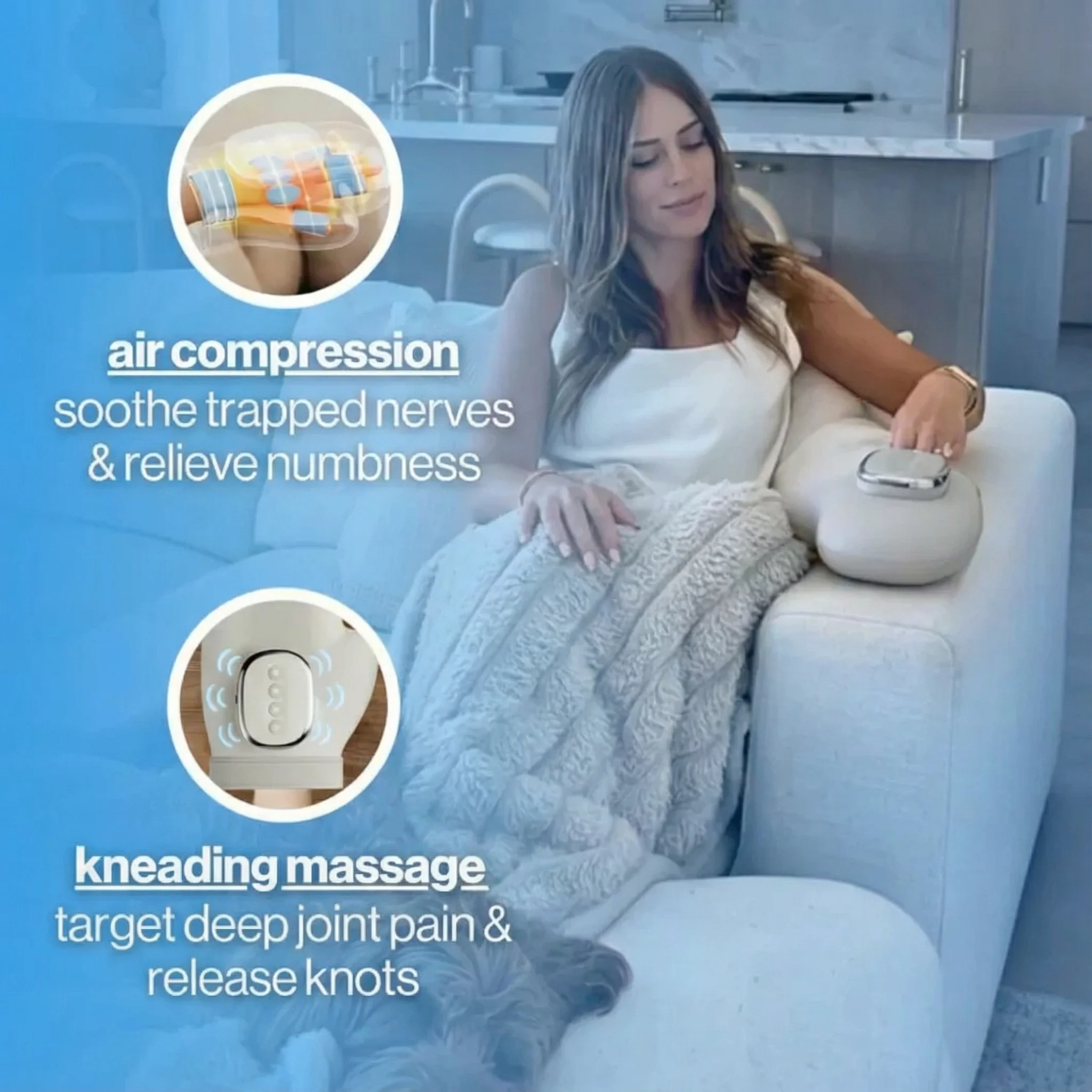 Smart Hand Massager for Arthritis, Carpal Tunnel & Joint Pain Relief