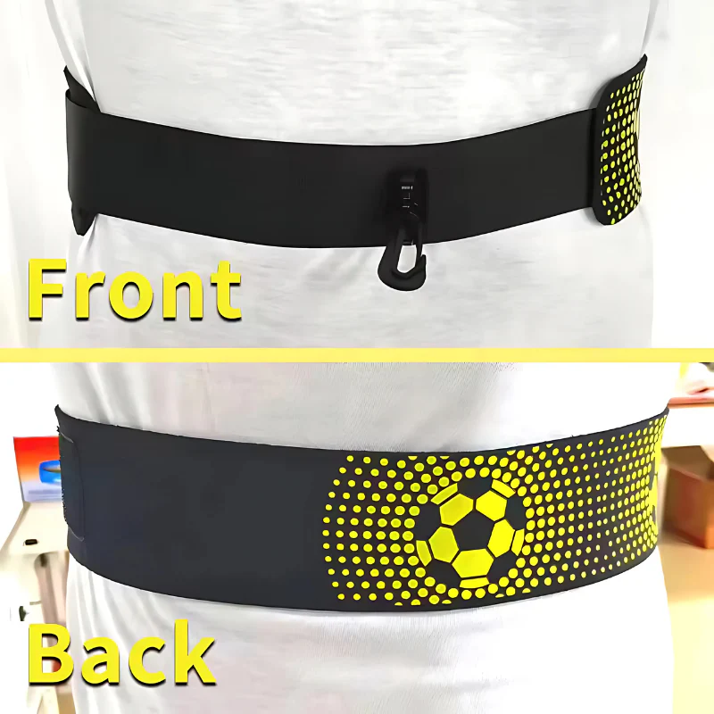 Solo Soccer Kick Trainer Belt – Adjustable Elastic Football Juggle & Ball Control Training Aid