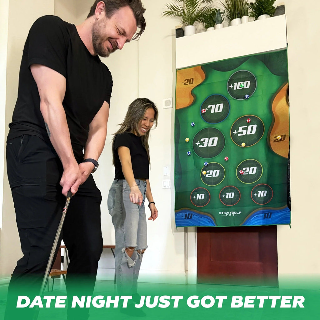 Backyard Golf Chipping Game Set – Indoor & Outdoor Sticky Ball Target Game for Family & Friends