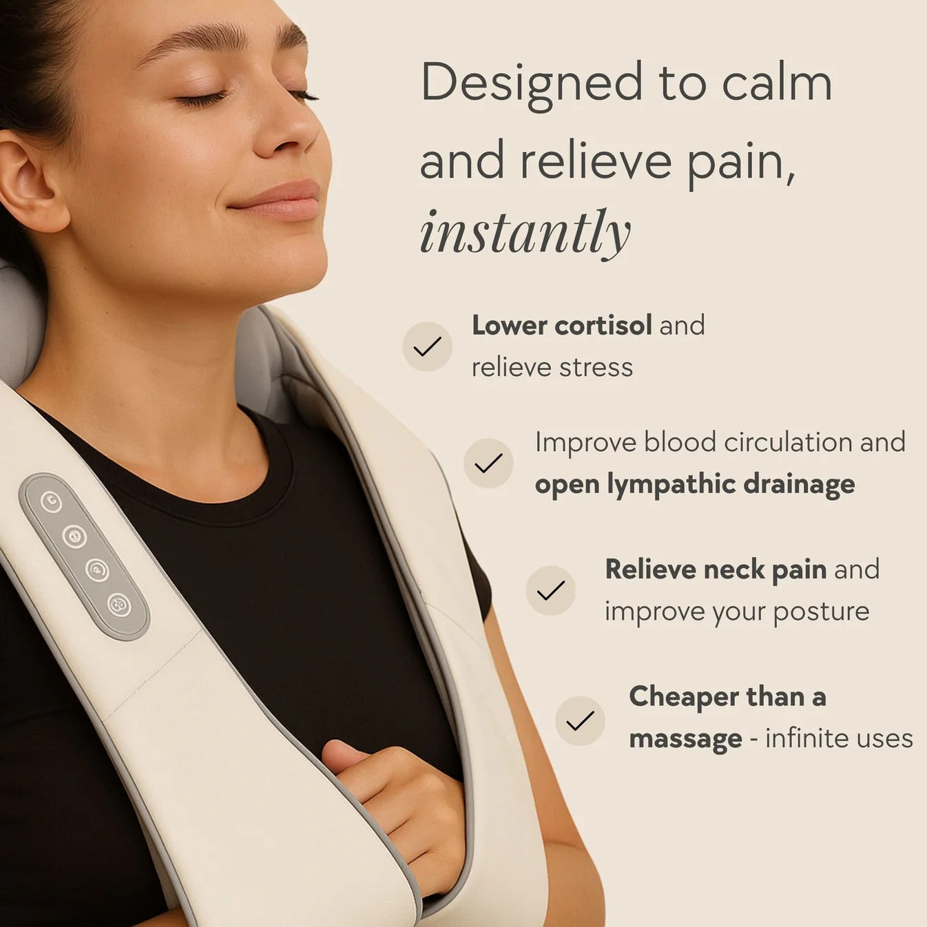 Neck & Shoulder Massager – Smart Deep Tissue Relaxation Device
