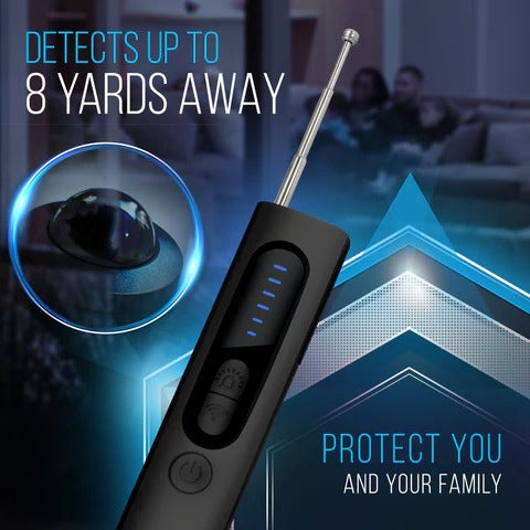 Hidden Camera Detector with RF Signal & GPS Tracker Detection – Portable Privacy Protection Device